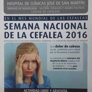 SEMANA DE LA CEFALEA 2016